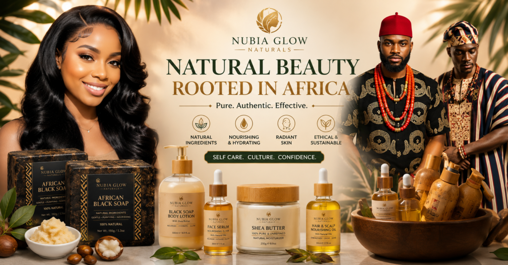 African skincare and beauty products available online worldwide