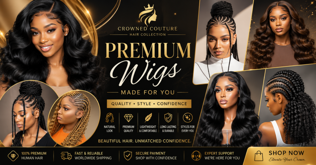 Buy African wigs online including premium human hair wigs