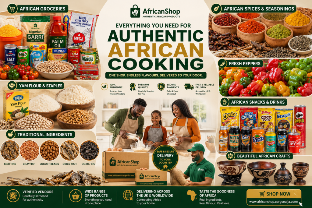 Buy African food online UK marketplace