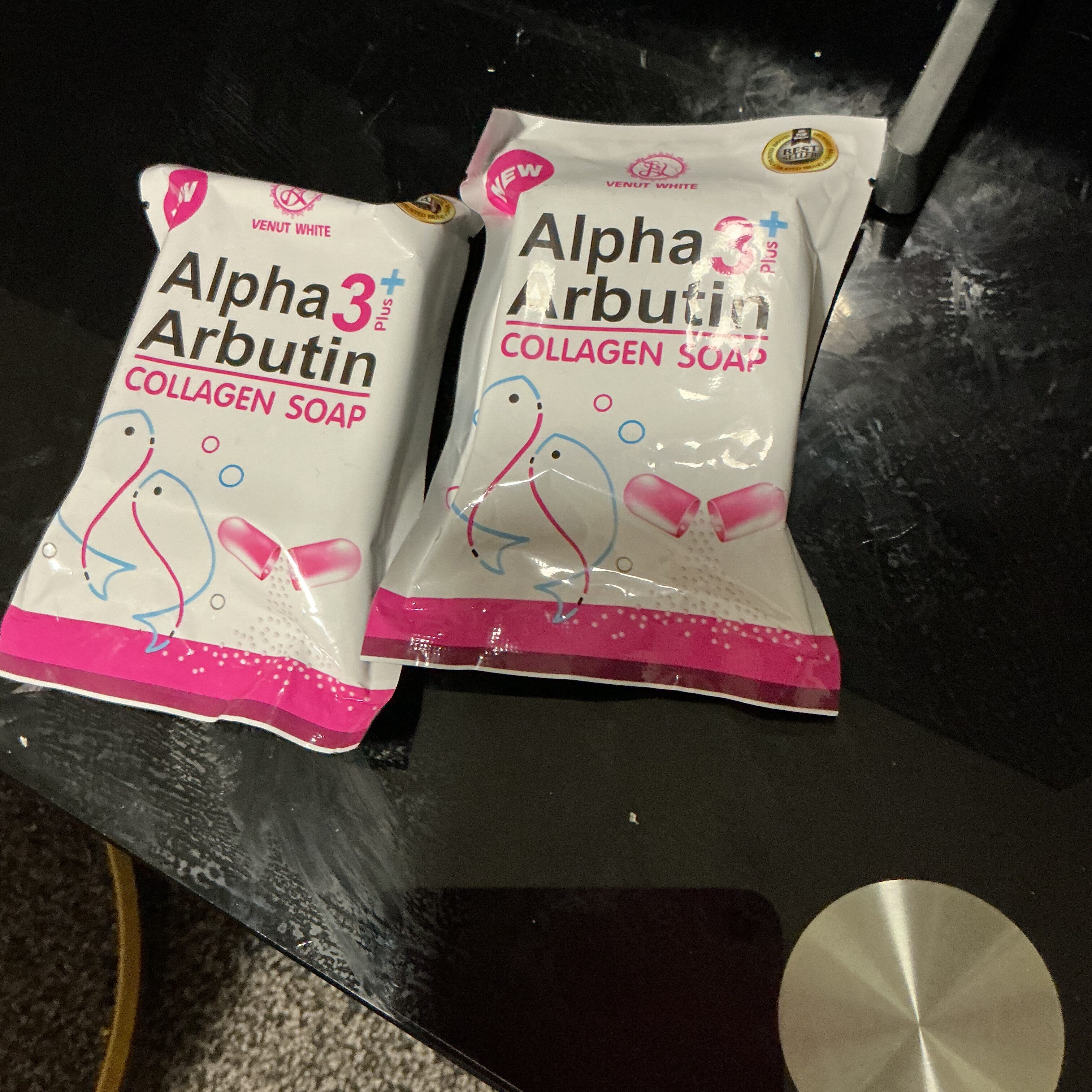 Alpha 3+ arbutin collagen soap