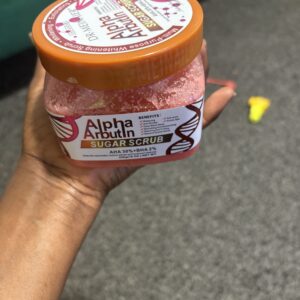 Alpha arbutin sugar scrub